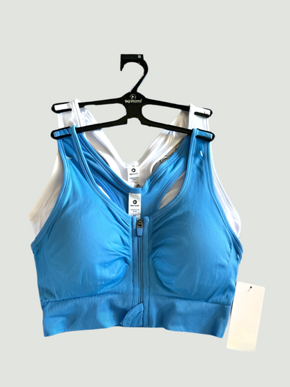 90 Degree By Reflex High Performance~ Full Support Sport  Bra Set-Two LARGE $58