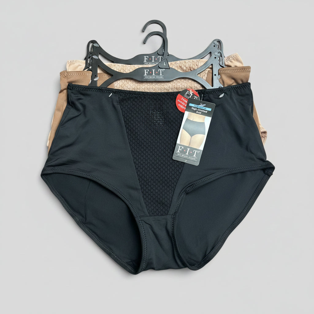 F.I.T. Figure Improving Technology Women's High-Waist Briefs~GREAT FIT~ALL SIZES