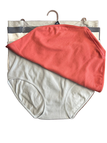 Nautica Intimates NT5964 5-Pack Buttery Soft Panties - Size 3X, Multicolor