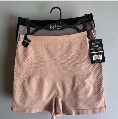 Nicole Miller NM7330 3-Pack Seamless Shaping Shorts