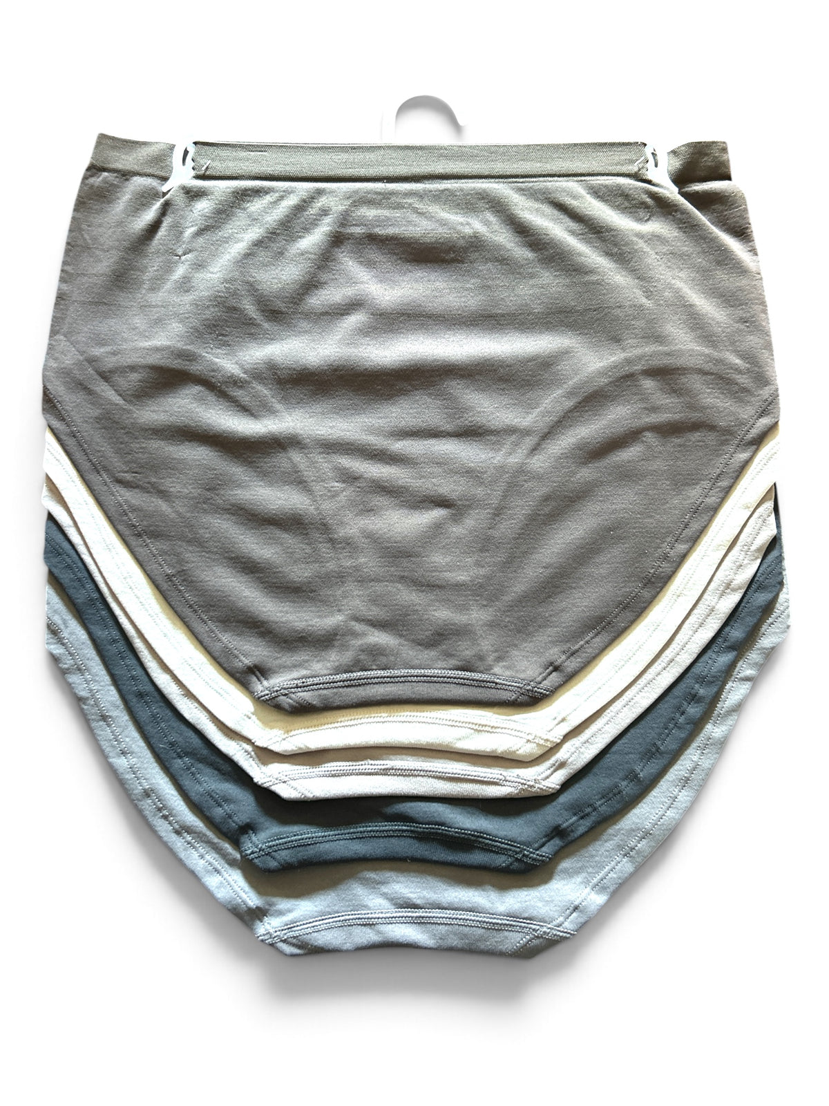 Nautica Women's Plus Size 5 Pack High Waist Brief Panties Super Soft Seamless