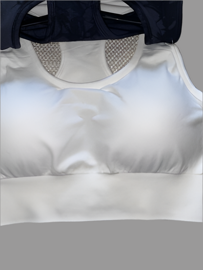 90 Degree By Reflex High Perform.Full Support Sport Bra Set-Two M- TIE DIE $58