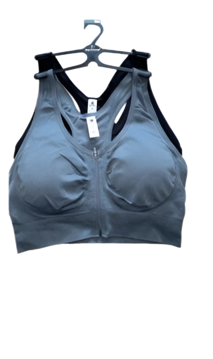 90 Degree By Reflex High Perform. Full Support Sport  Bra Set-Two Medium MSRP$58