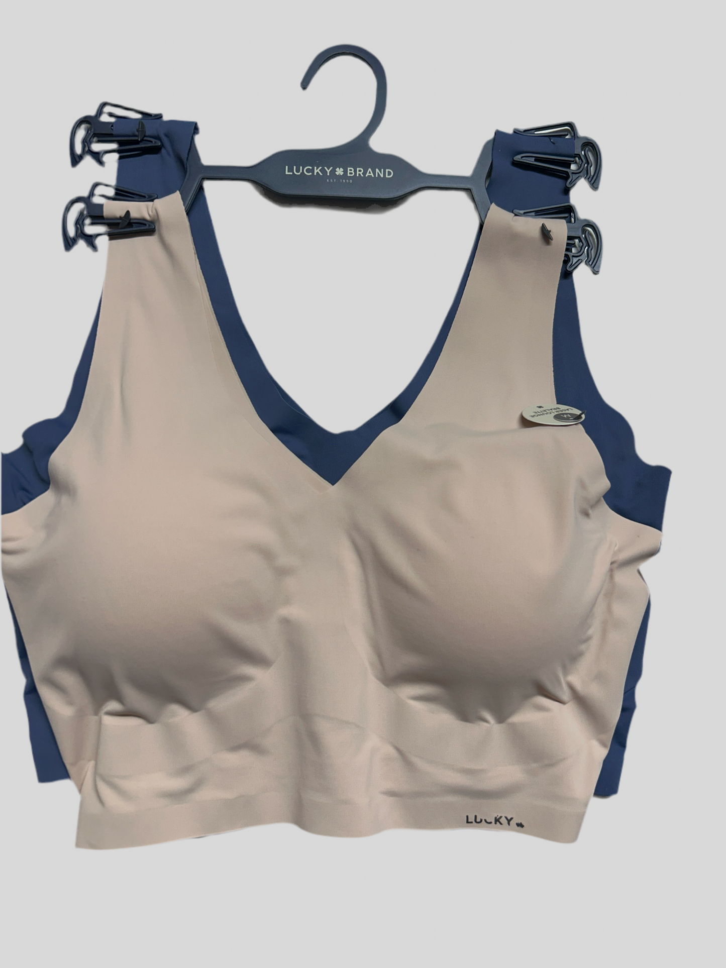 Lucky Brand Set of 2 Seamless Laser Cut Bras LVD19052 Sze M~ RARE FINDING!!!