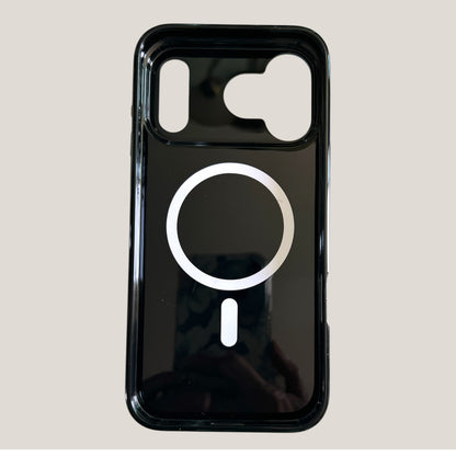Kate Spade New York iPhone 17 Pro Max Case - White Polka Dots Black - MagSafe Compatible