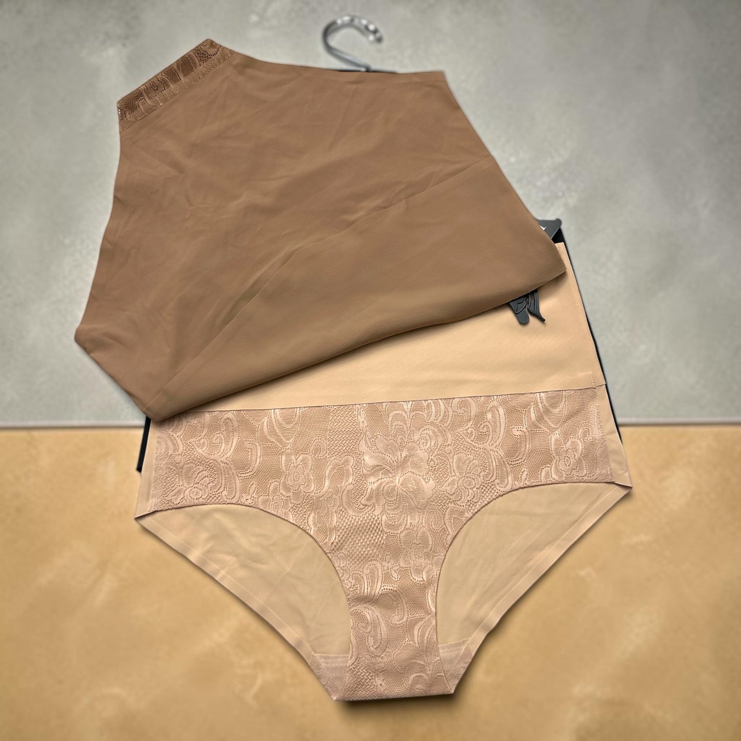 F.I.T. Panties - 3-Piece Floral Set - High-Waisted Lace & Bonded Briefs