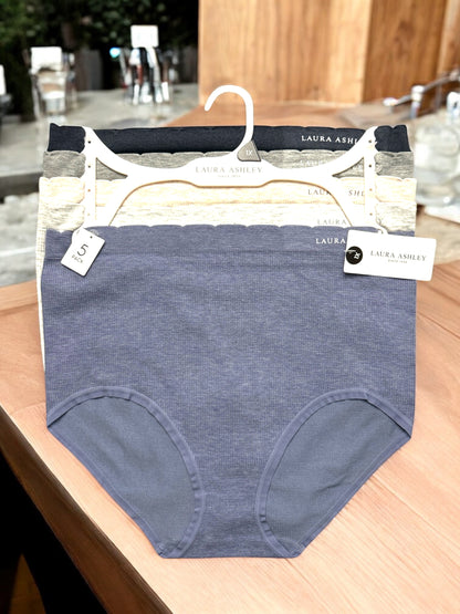 LAURA ASHLEY~5 Pack FIT PANTIES~MULTICOLOR~ STYLE # LS6962~ALL PLUS SIZES~GREAT FIT!