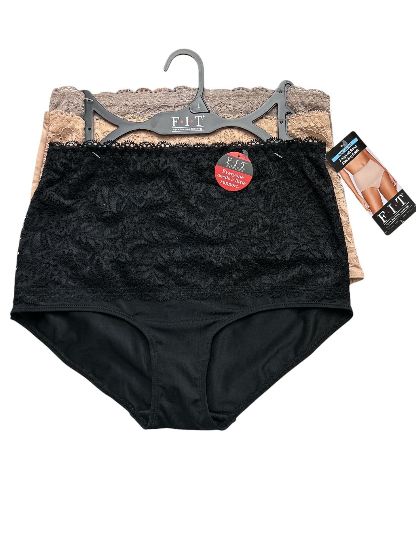 F.I.T. Figure Improving Technology High-Waisted Shaping Briefs - Style 179240H3