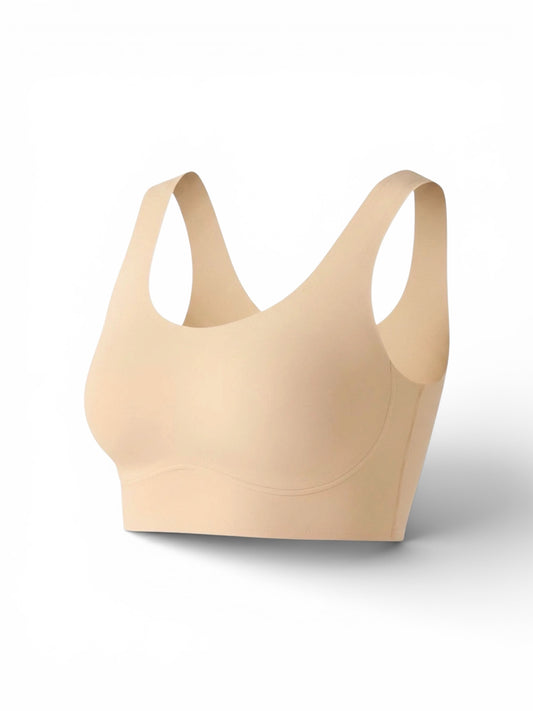 True & Co Scoop Bra in Nude Beige