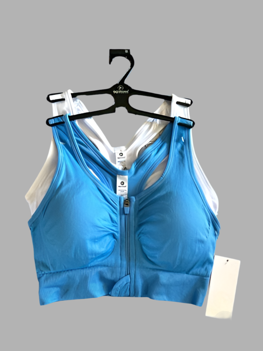 90 Degree By Reflex High Performance~ Full Support Sport  Bra Set-Two LARGE $58