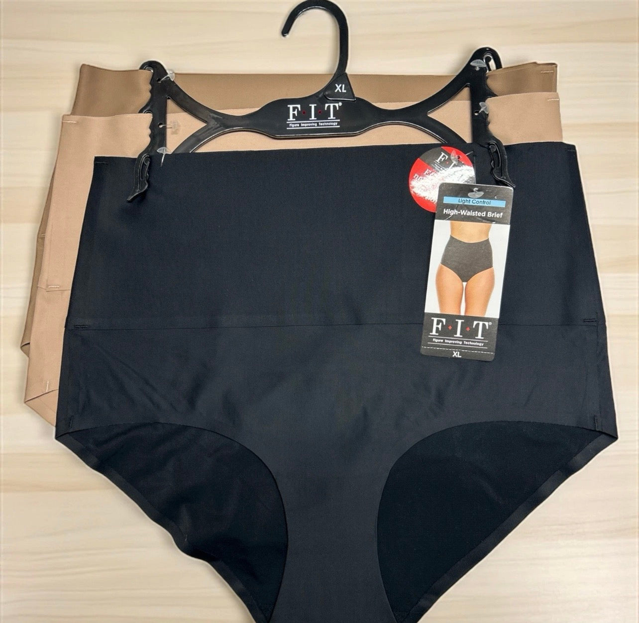 F.I.T. Figure Improving Technology 3-Pack Hi-Waisted Briefs 177838