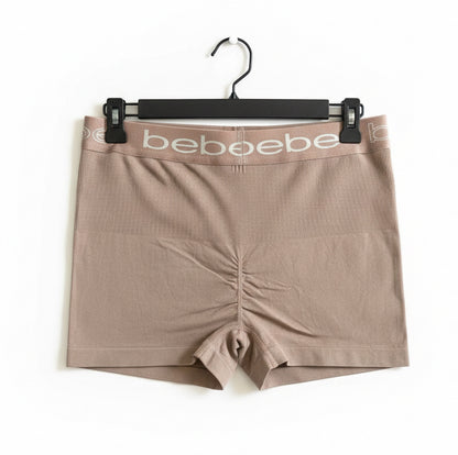 Bebe Women's 3-Pack LOGO Seamless Shaping Boyshorts - Barbie Theme - Medium Control