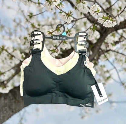 Nine West 3-Pack Lounge Bra - Removable Pads - Sizes S, M, L, XL - NWT