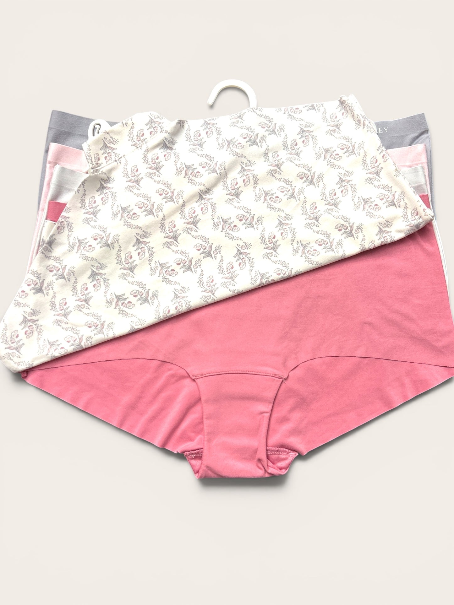 Laura Ashley No-Show Panties — 5-Piece Set