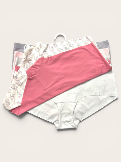 Laura Ashley No-Show Panties — 5-Piece Set