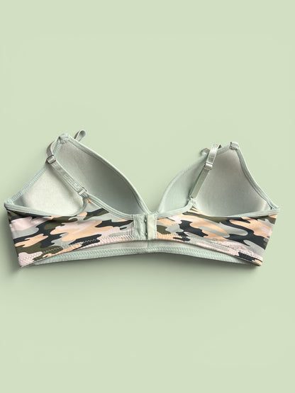 Spyder Intimates Seamless Bra - Set of 2 ~ Size 36C ~ Camouflage/Sage