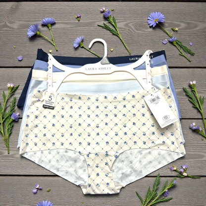 Laura Ashley LS9039 Boyshort Panty - Size XL