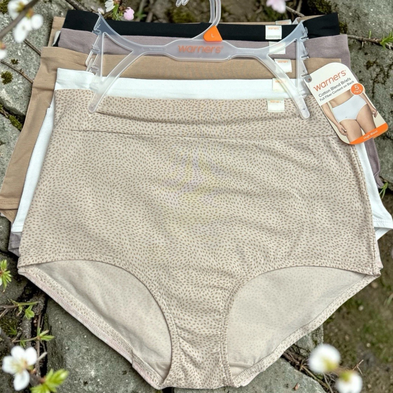 Warners No Muffin Top 5-Pack High Waist Panties