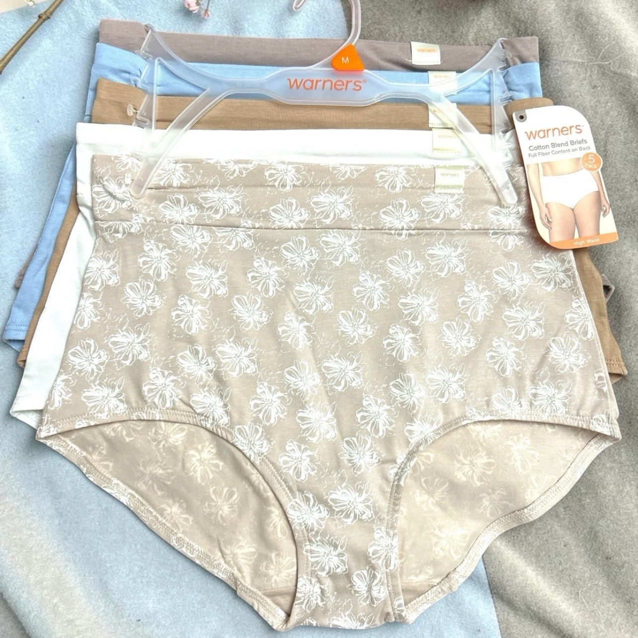 Warners No Muffin Top 5-Pack High Waist Panties