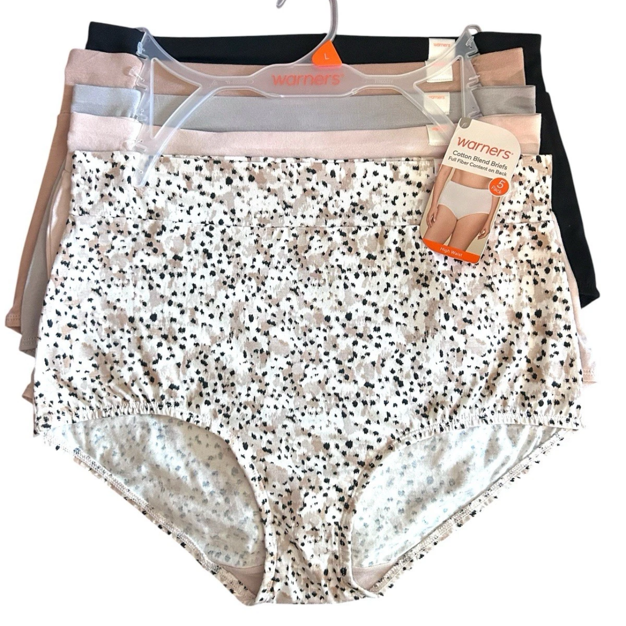 Warners No Muffin Top 5-Pack High Waist Panties