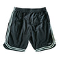 Champion Authentic Athleticwear Mesh Shorts - Black with White & Black Ribbon and Champion Authentic Activewear Logo