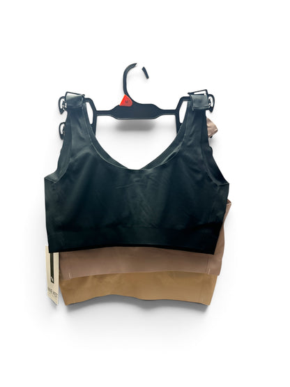 Nine West 3-Pack Laser Cut Lounge Rib Bra - Removable Pads - Sizes M & L - NWT