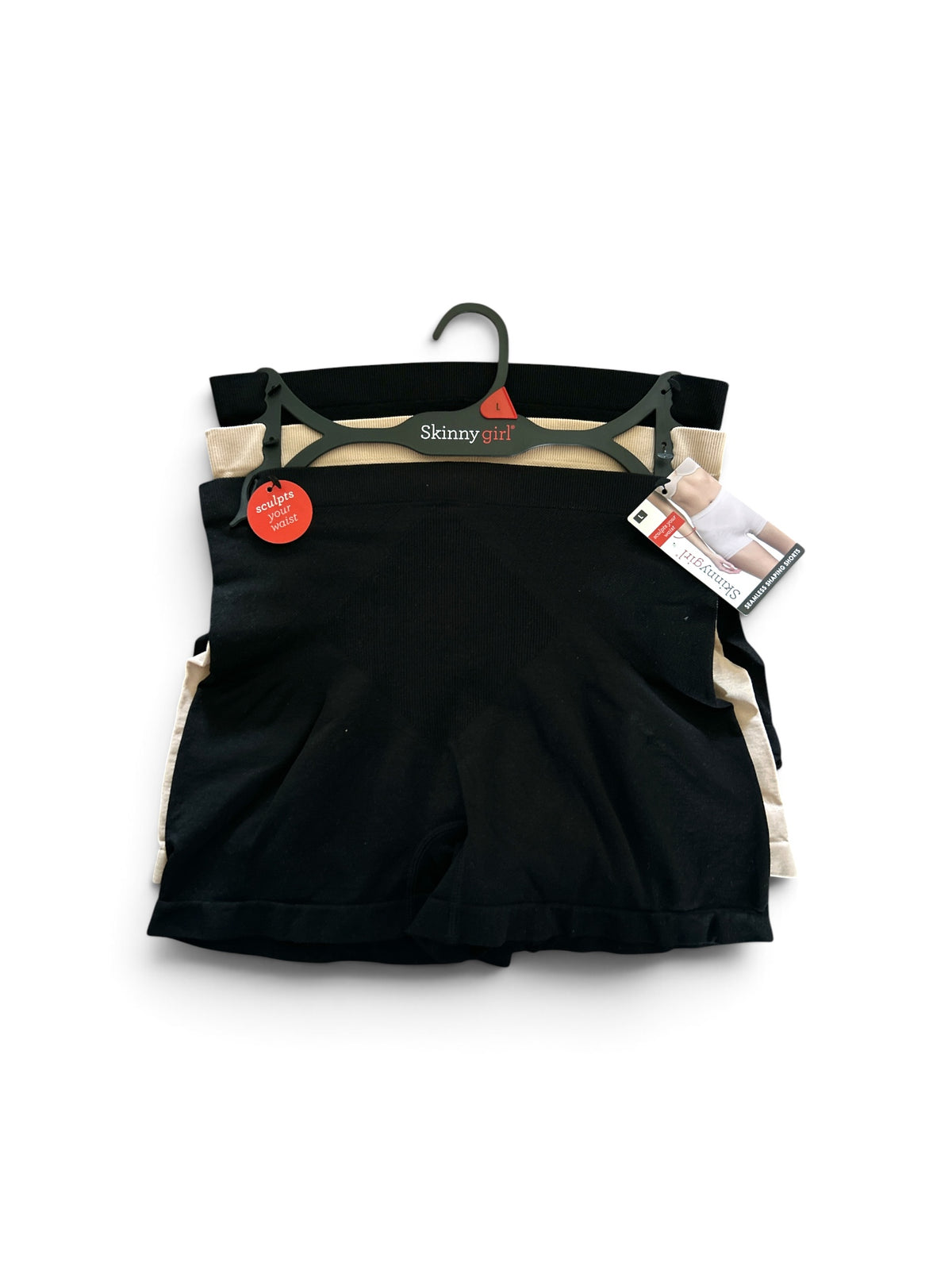 Skinnygirl Shaping Seamless Slip Shorts 3-Pack SG7630 - Tames Your Tummy!