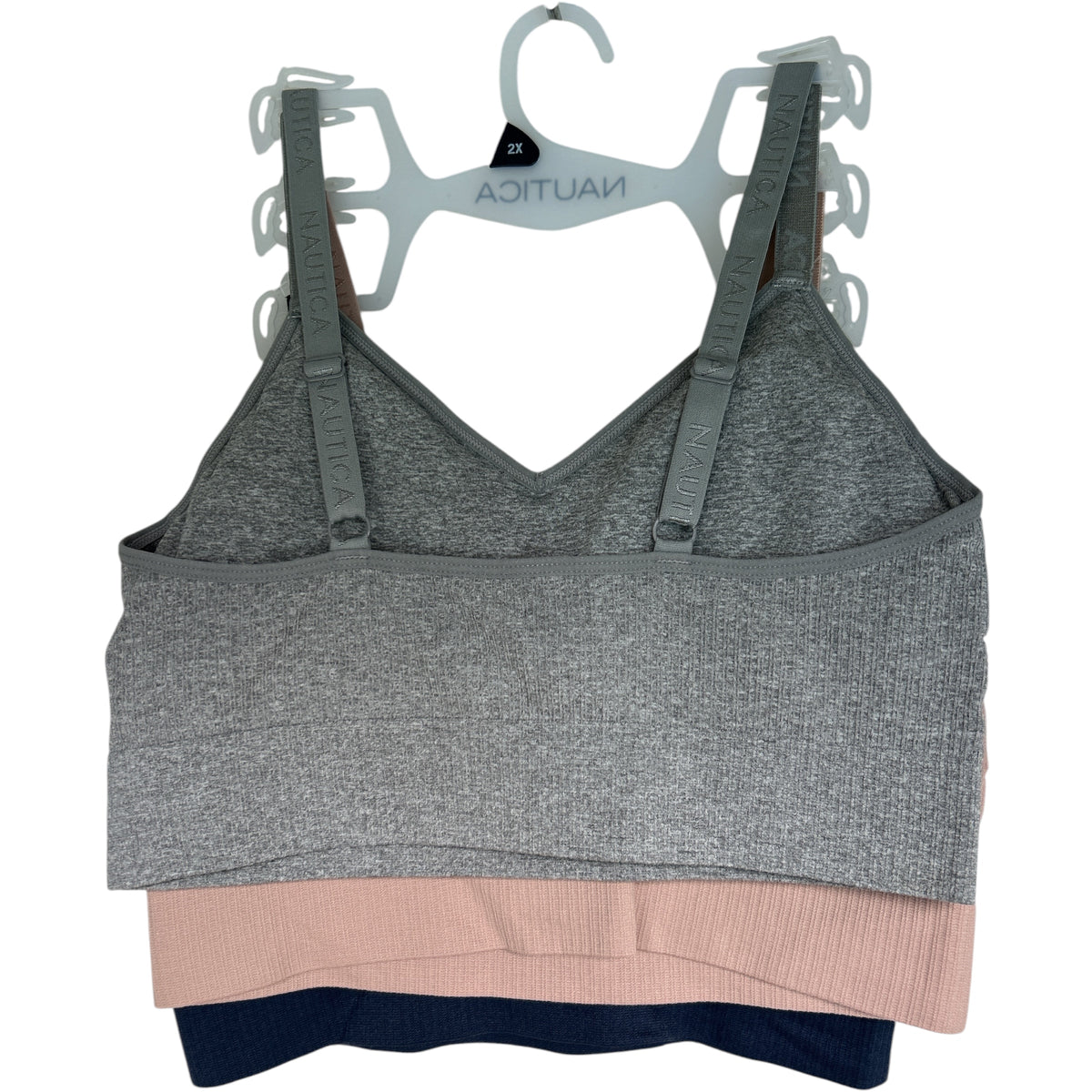 Nautica 3-Pack Soft Lounge Bras with Removable Pads NT1731