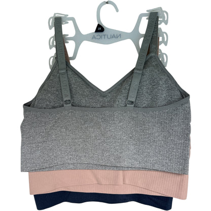 Nautica 3-Pack Soft Lounge Bras with Removable Pads NT1731