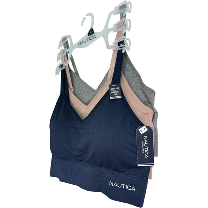 Nautica 3-Pack Soft Lounge Bras with Removable Pads NT1731