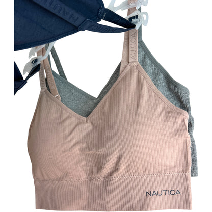Nautica 3-Pack Soft Lounge Bras with Removable Pads NT1731