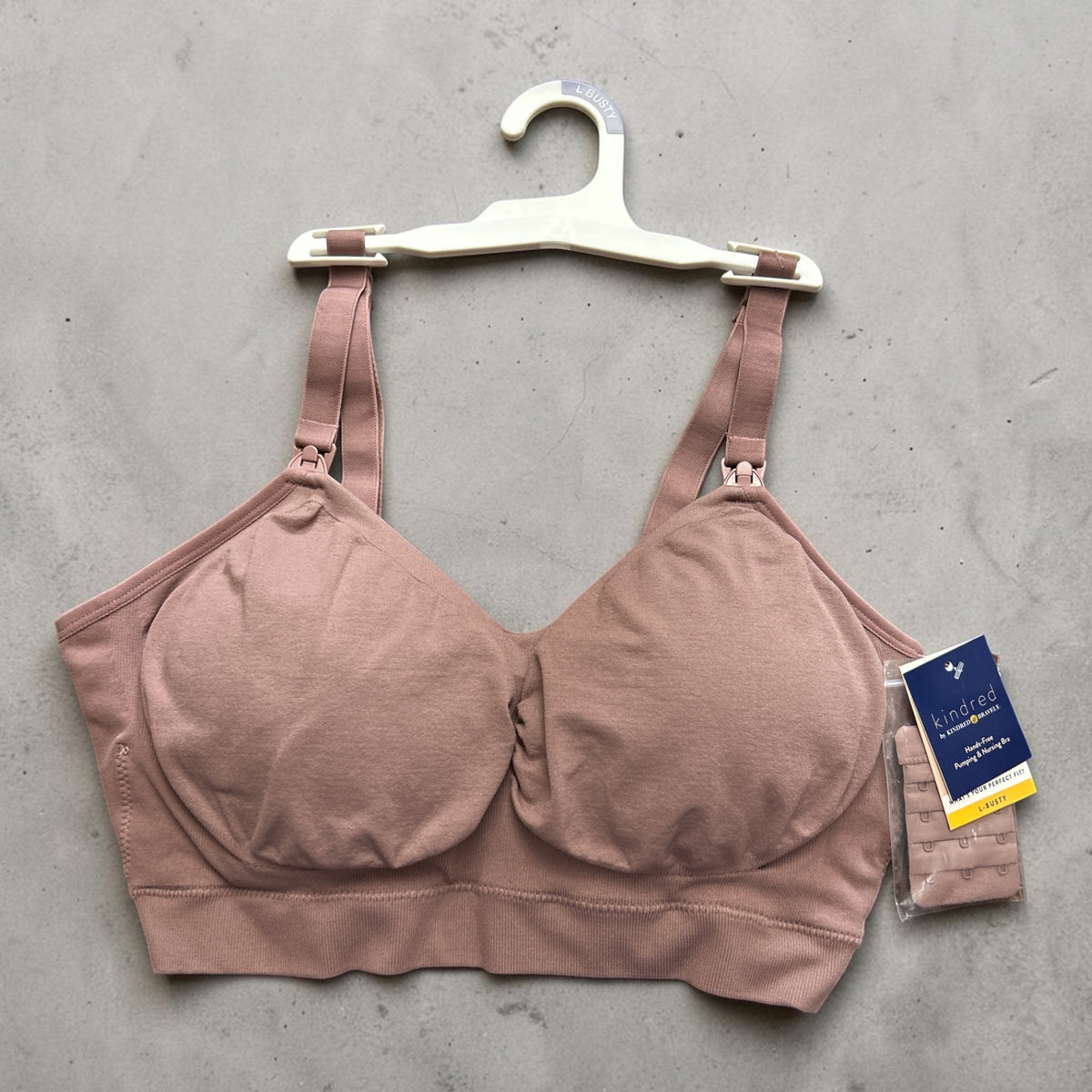 Kindred Bravely Sublime® Hands-Free Pumping & Nursing Bra - Latte