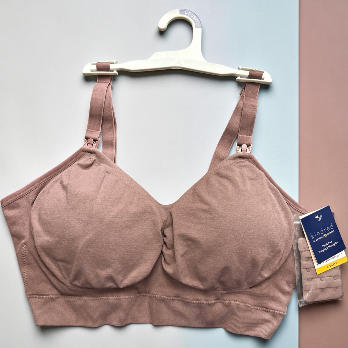 Kindred Bravely Sublime® Hands-Free Pumping & Nursing Bra - Latte