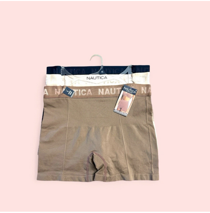 Nautica 3-Pack Shaping Boyshorts NT3403 - Multicolor - All Sizes