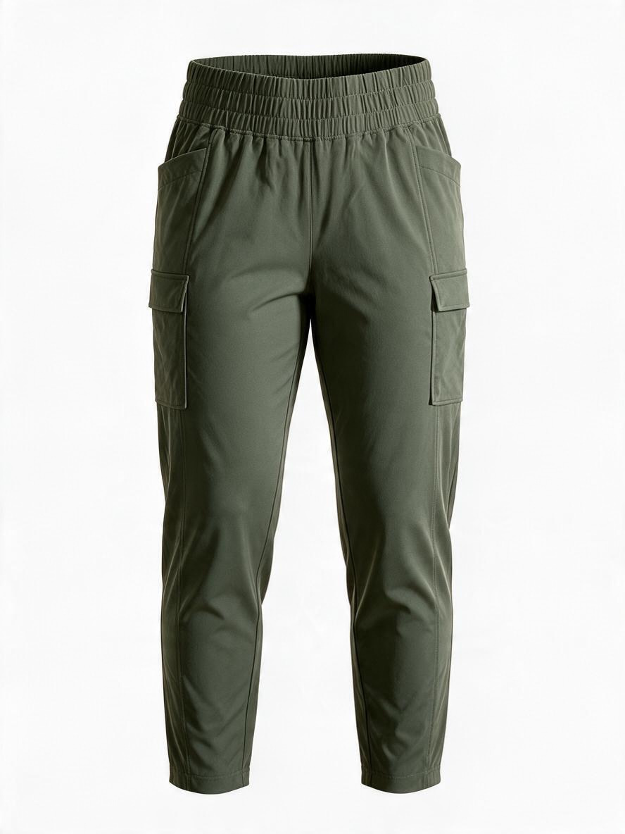 Avalanche Women’s Straight-Leg High Waisted Pants 4 Way Stretch Pockets NWT