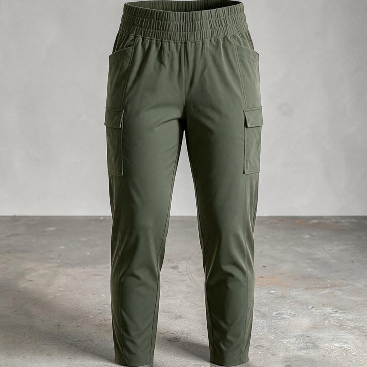 Avalanche Women’s Straight-Leg High Waisted Pants 4 Way Stretch Pockets NWT