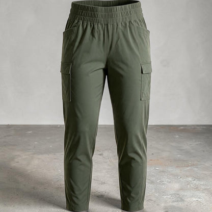 Avalanche Women’s Straight-Leg High Waisted Pants 4 Way Stretch Pockets NWT