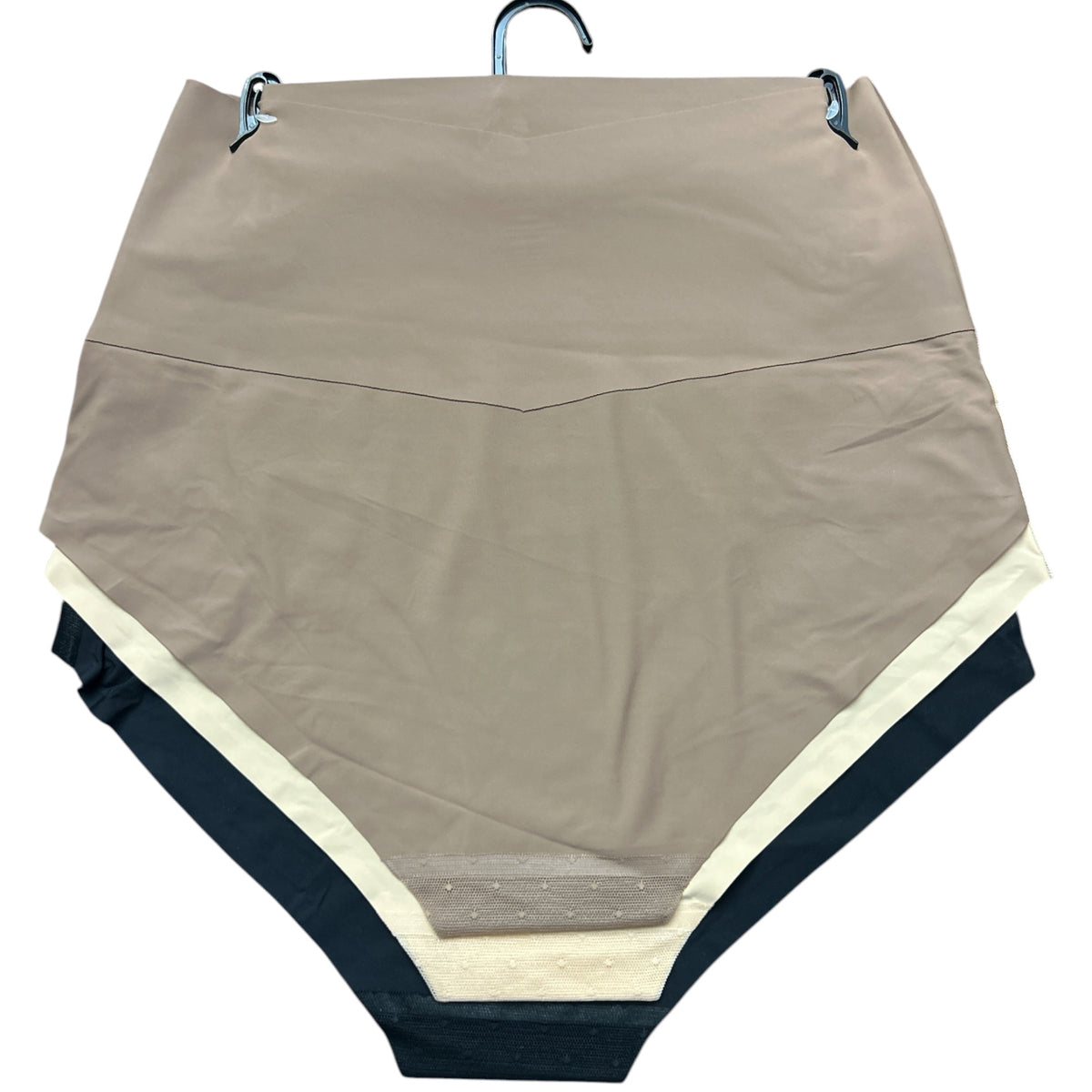 F.I.T. Women's High Waist Briefs 3 Pack Light Control Dotted Mesh S M L  NWT