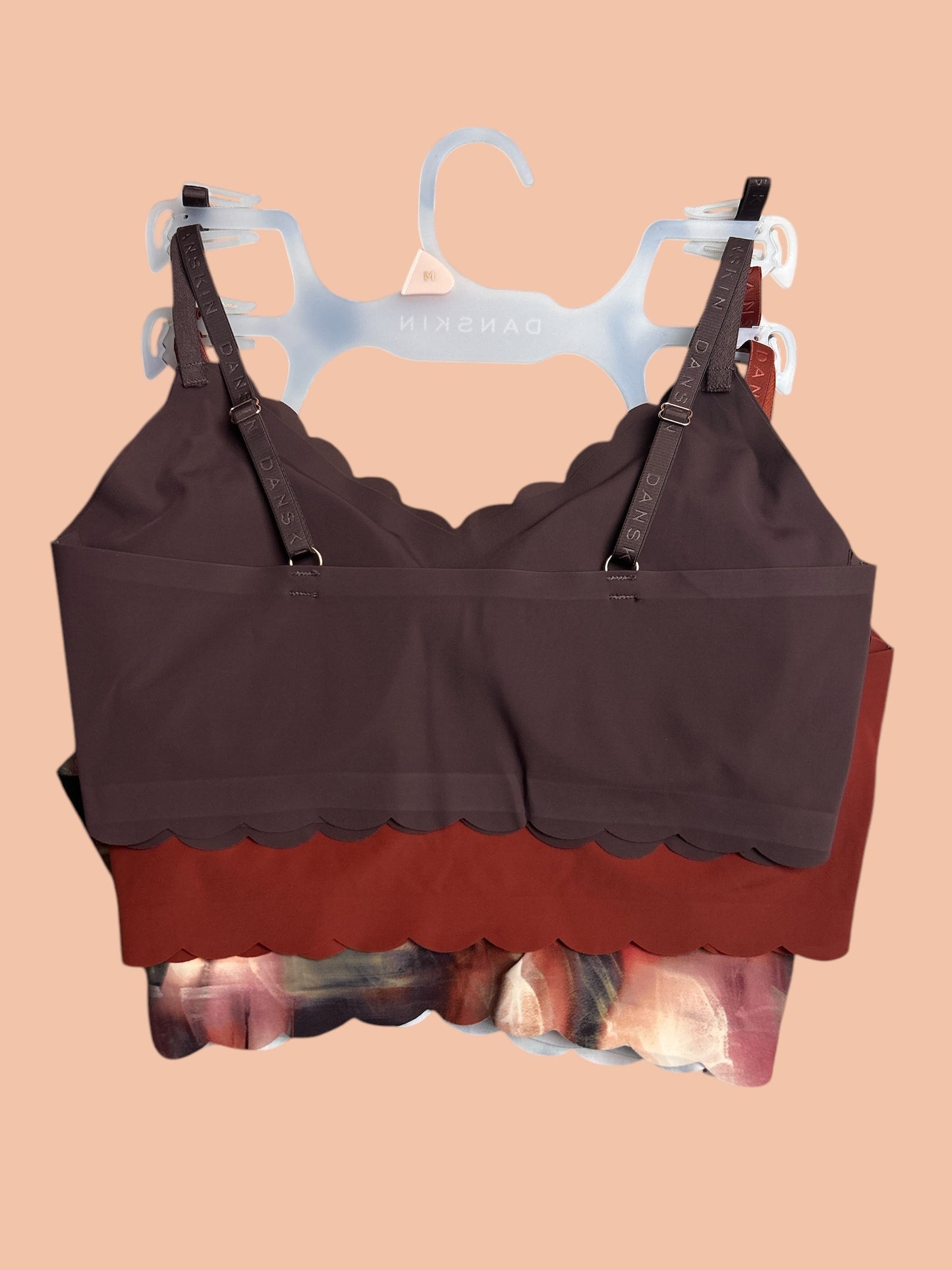Danskin Intimates Invisible Support  BRAS,~Multicolor ~ 3-set ~ Size : M~DS6328