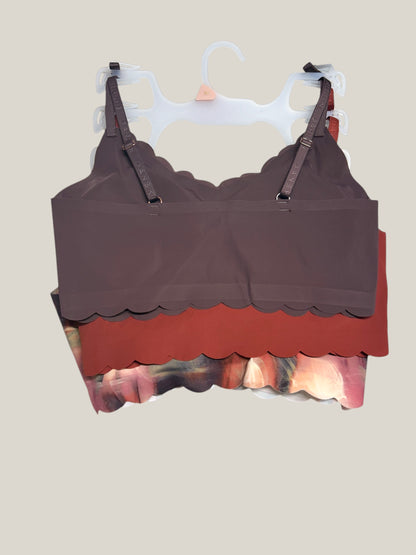 Danskin Intimates Invisible Support  BRAS,~Multicolor ~ 3-set ~ Size : M~DS6328