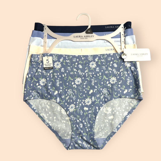 LAURA ASHLEY~5 Pack FIT PANTIES~MULTICOLOR~ STYLE # LS4063~ALL SIZES~GREAT FIT!