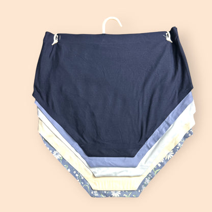 LAURA ASHLEY~5 Pack FIT PANTIES~MULTICOLOR~ STYLE # LS4063~ALL SIZES~GREAT FIT!